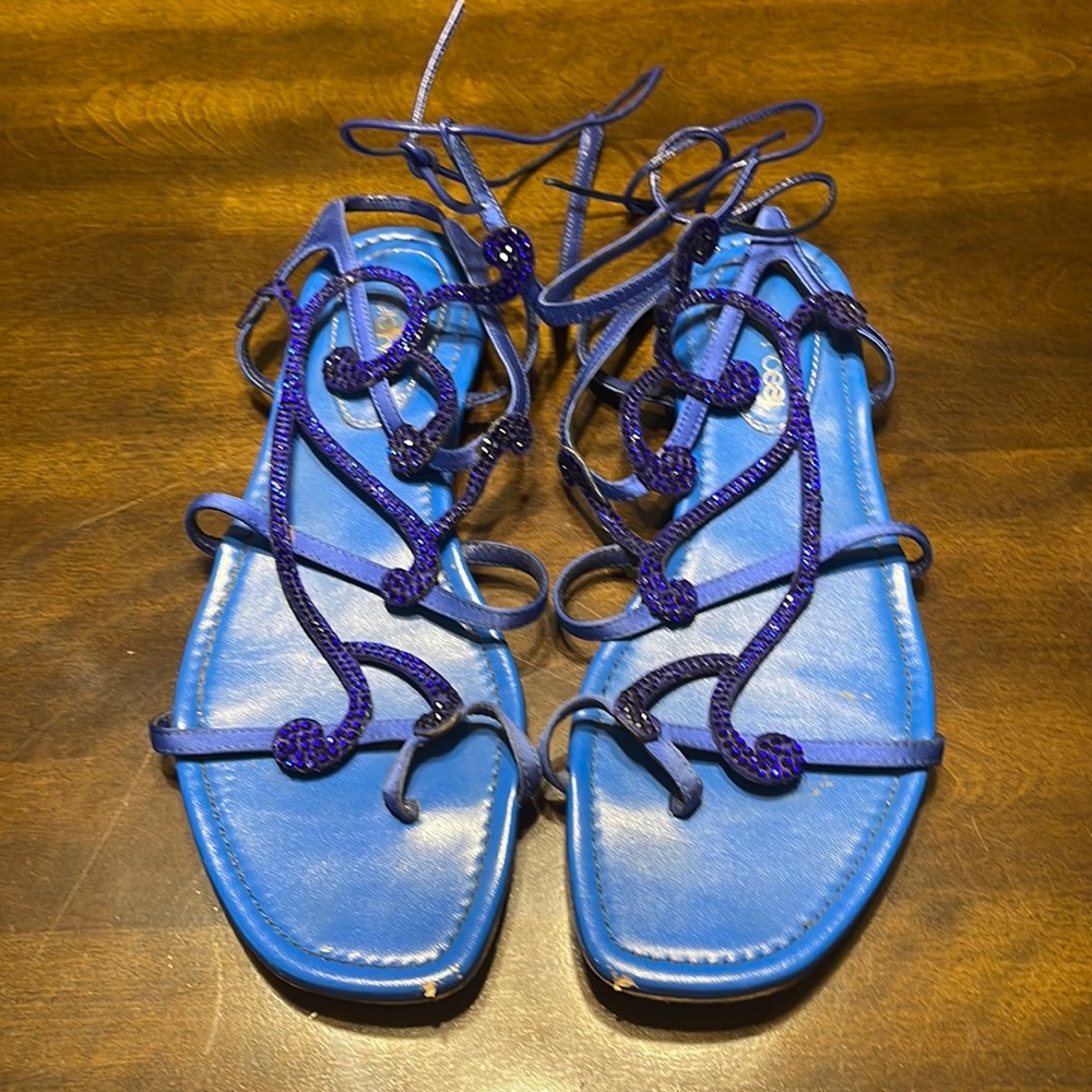 Sergio Rossi Genuine Swarovski Crystals